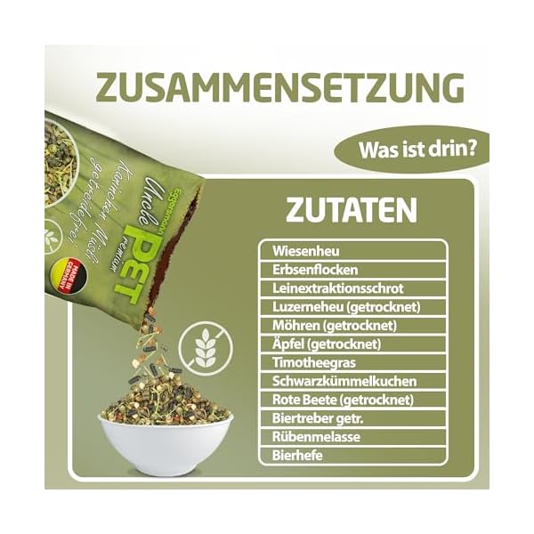 Eggersmann Uncle Pet Premium Kaninchen Müsli getreidefrei – Bild 6