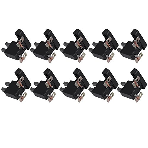 Balai de Charbon-Samfox 10 PCS Générateur Balai de Charbon Ensemble de balais de Charbon Pièces de générateur pour générateur 4KW 5KW 7KW