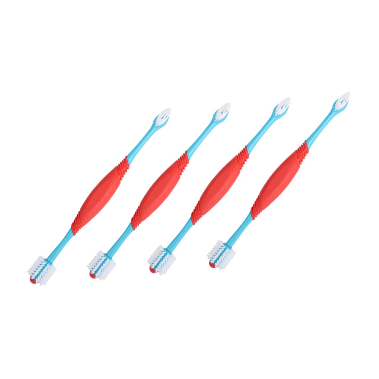 YARNOW 12pièces Brossettes à Dents Manuelles Pour Chiens Et Outils De Soins Dentaires Pour Animaux De Compagnie Nettoyage Plaque Débris Pratique Pour Petits Animaux