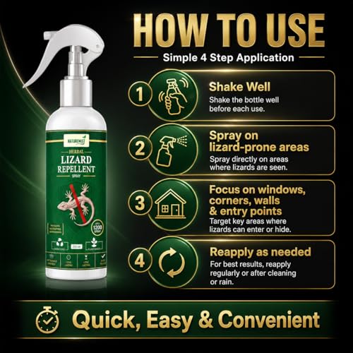 Image of Herbal Lizard Repellent Spray for Home, 200 ml