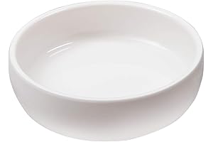 Timeless Ceramic Pet Bowl - Shallow and Classy