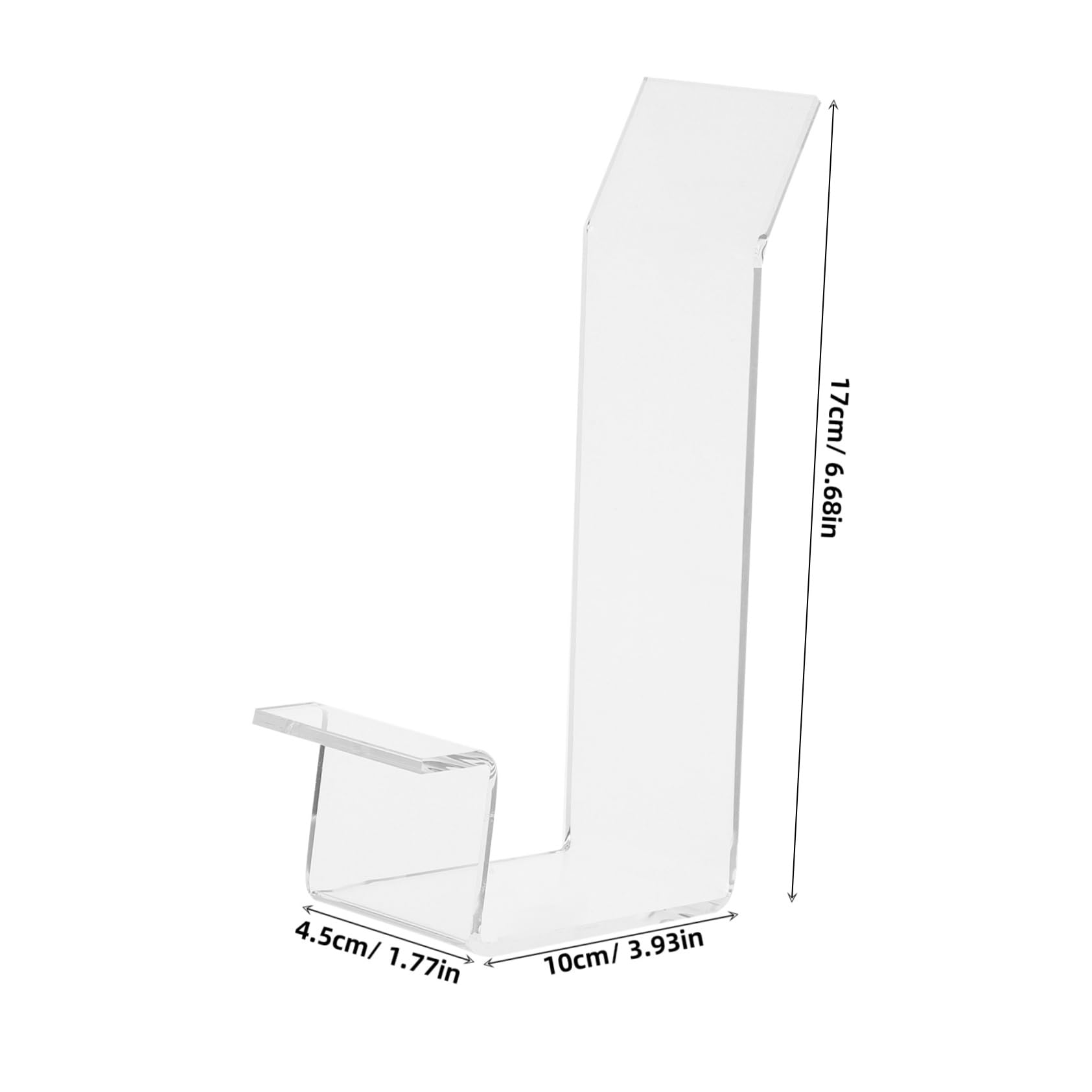 Hemobllo Elevated Acrylic Shoe Display Stand 6 Pack Multi-functional Shoe Organizer for Retail Stores Home Use