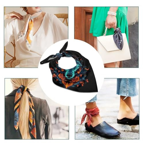 Silk Like Head Scarf for Women Hair Scarves Square Hair Wrap for Sleeping4