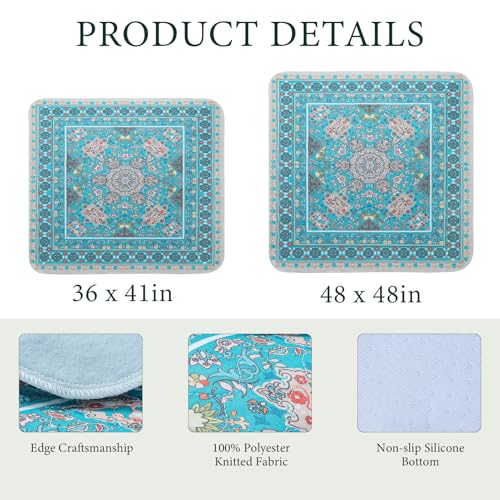 Image of Homimp Washable Pee Pads for Dogs,Extra Large 2 Pcs Reusable Puppy Pads Waterproof,Absorbent and Leakproof Dog Pee Pads,Non Slip Puppy Training Pads,Pet Mat for Floor,Crate,Couch,Whelping,Blue 48 inchx48 inch