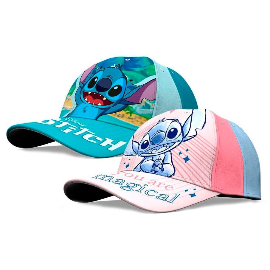 Disney Pack 8 Gorras Stitch Disney surtido