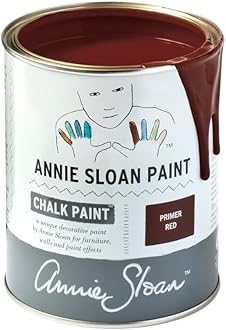 Annie Sloan Chalk Paint® for furniture with no sanding or priming (Primer Red, 1 Litre/33.8 Fl Oz)