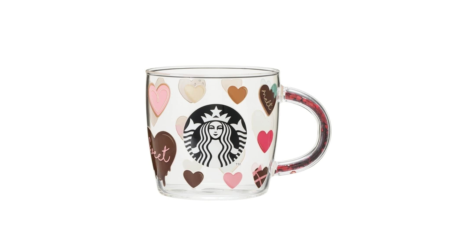 Starbucks - バレンタイン2023ビーズハンドル耐熱グラス Amazon.co.jp: スターバックス バレンタイン 2023 ビーズ