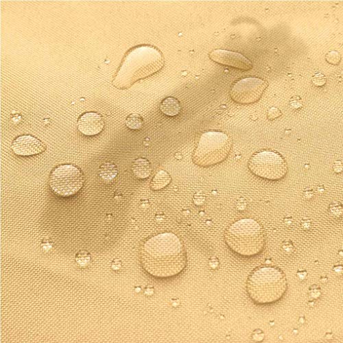 GAIJUAN Sonnensegel 1,5x6 M | Creme | Polyester, UV-Schutz 90% | Mit Befestigungsseilen Für Terrasse, Balkon & Garten