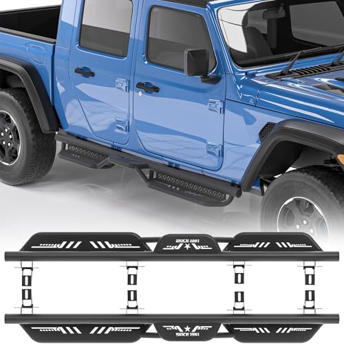 Estribos para Jeep Gladiator JT 2020-2025 negro