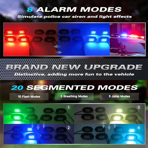 Ld Darkeagle GH2 8Pods Rgb Led Rock Lights thumb #3