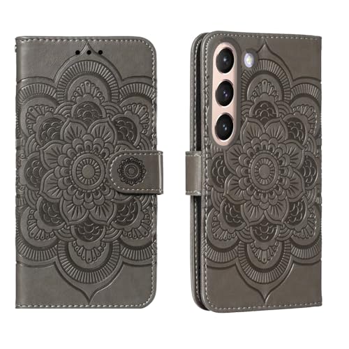 shingtomua for Samsung Galaxy S21 Plus 5G (Not fit S21) 6.7'' Case Wallet with Card Holder Kickstand Magnetic Soft Leather Flip Fold Case for Samsung S21+ Plus 5G Cover (Gray)