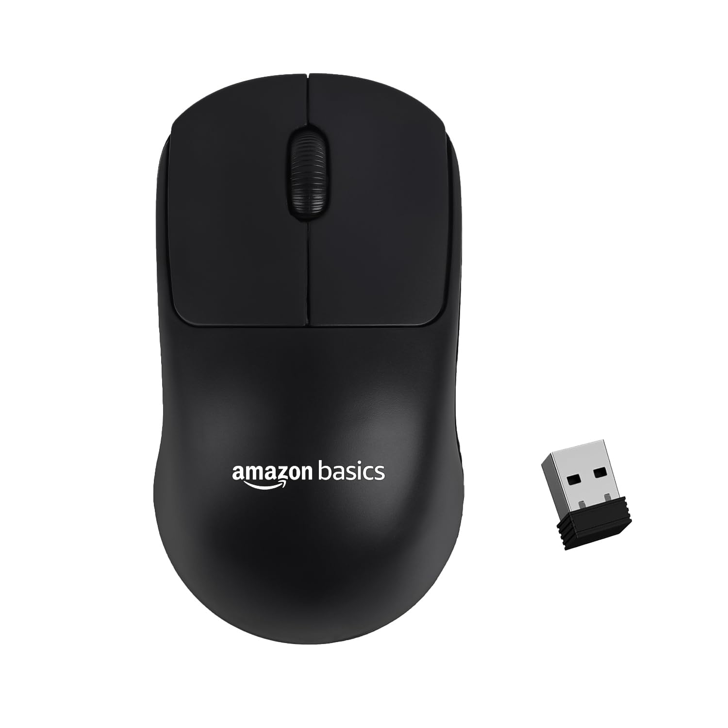 amazon basics Wireless Mouse 2.4GHz with USB Mini Receiver | 1000 DPI Optical Tracking | Silent Clicks | Comfortable Ambidextrous Design | 10m Range | Compatible with PC, Mac, Laptop (Black)-image-25
