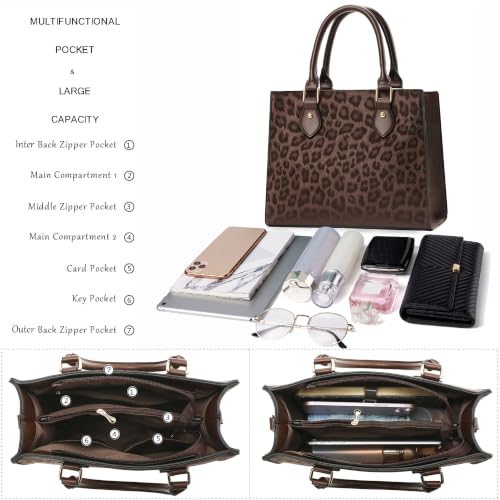 Image of CHICAROUSAL Crossbody Purses and Handbags for Women PU Leather Tote Top Handle Satchel Shoulder Bags