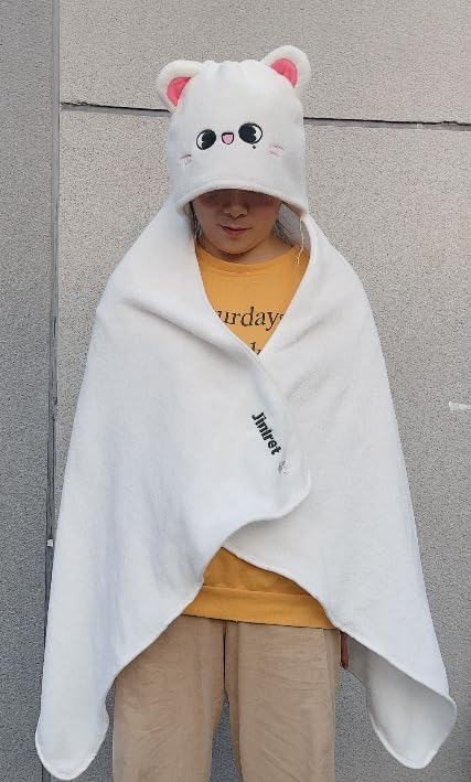SKZ-oo Stray-kids Plush Shawl with Hood - Stay Blanket Bangchan