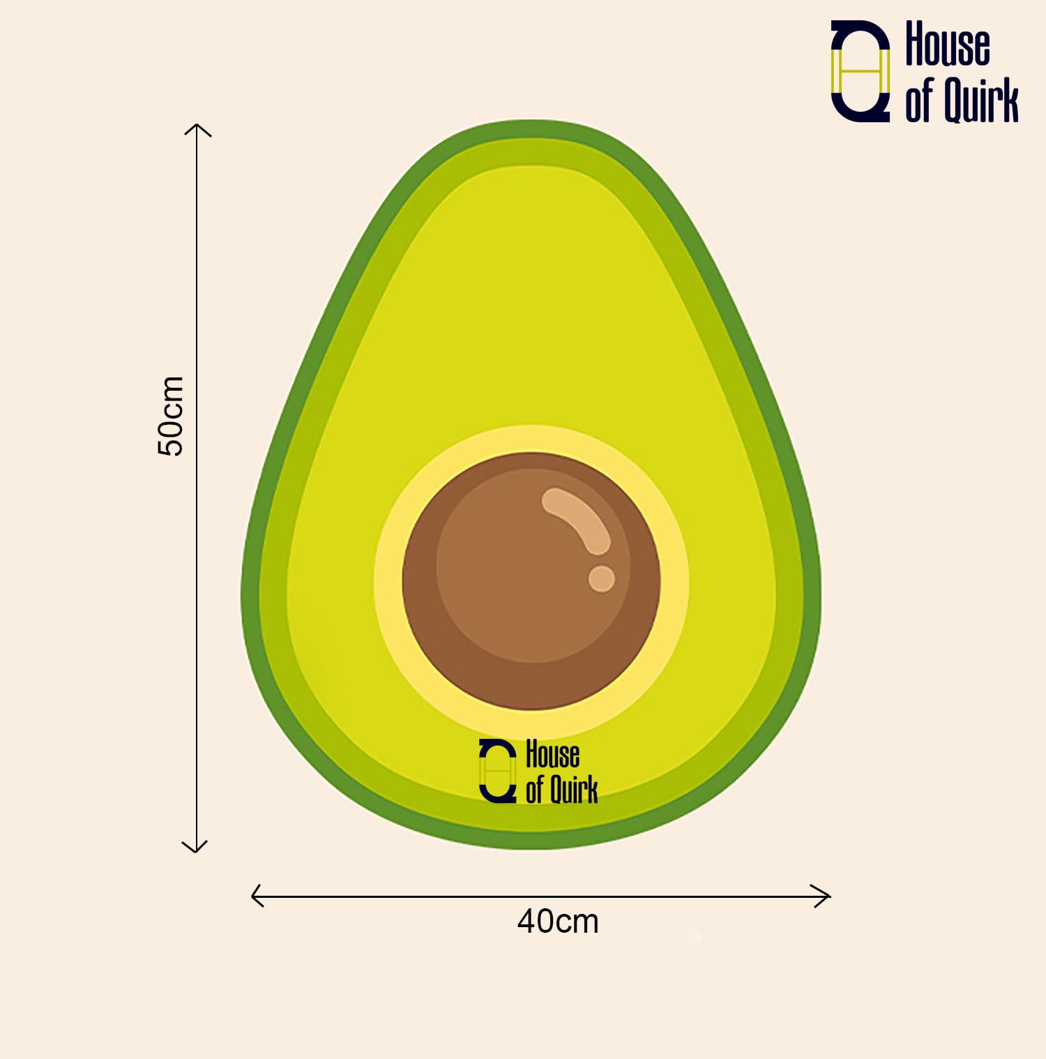 House of Quirk Dish Drying Mat for Kitchen Counter Cute Print Drainer Mats Rack Holder Countertop Absorbent Baby Bottles Coffee Pads (40x50cm, Avocado) 2