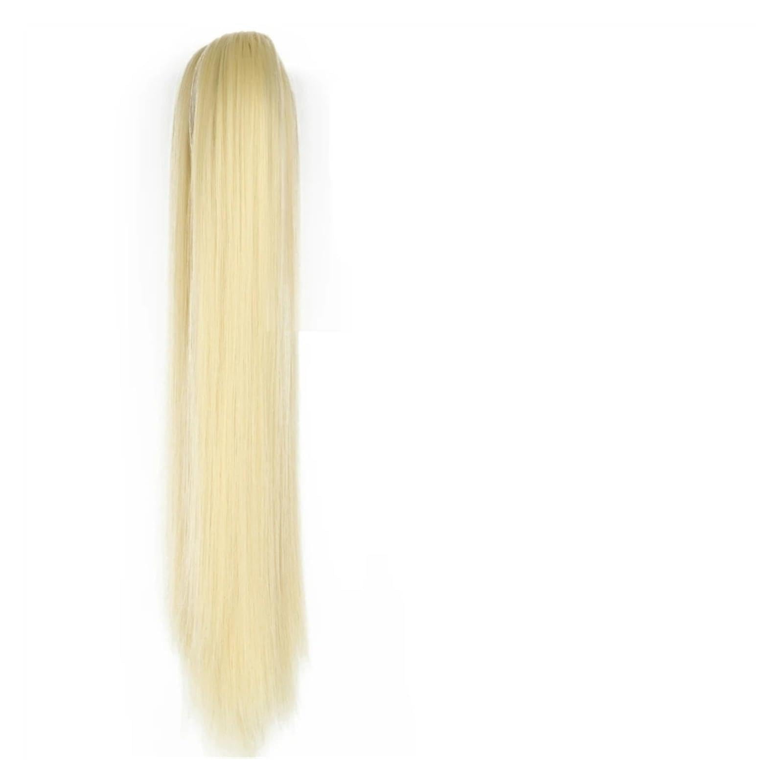 Estensione coda di cavallo Long Ponytail Extension, 24" Straight Claw Clip Ponytail Hair Extensions Natural Looking Heat Resistant Synthetic Ponytail Hairpiece for Women Parrucchino a coda di cavallo