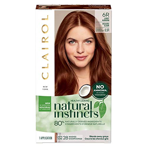 Clairol Natural Instincts Semi-Permanent, 6R Light Auburn, 1 Count