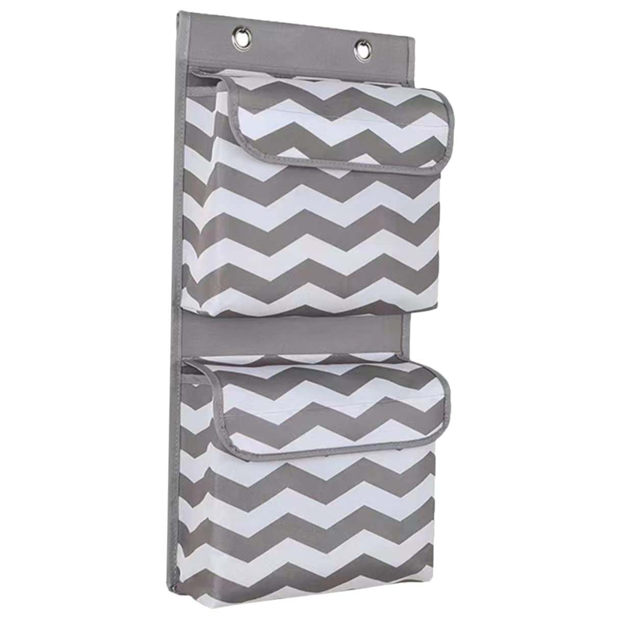 HEALSOPTHY over the Door Organizer Hanging Storage Bag Door Hanging Organiser for Keys Mail Chargers Pens Wall Hanging Storage Bag with 2 Sticky Hooks for Bedroom Bathroom Home 23.62 X 9.84 X 2.36 in