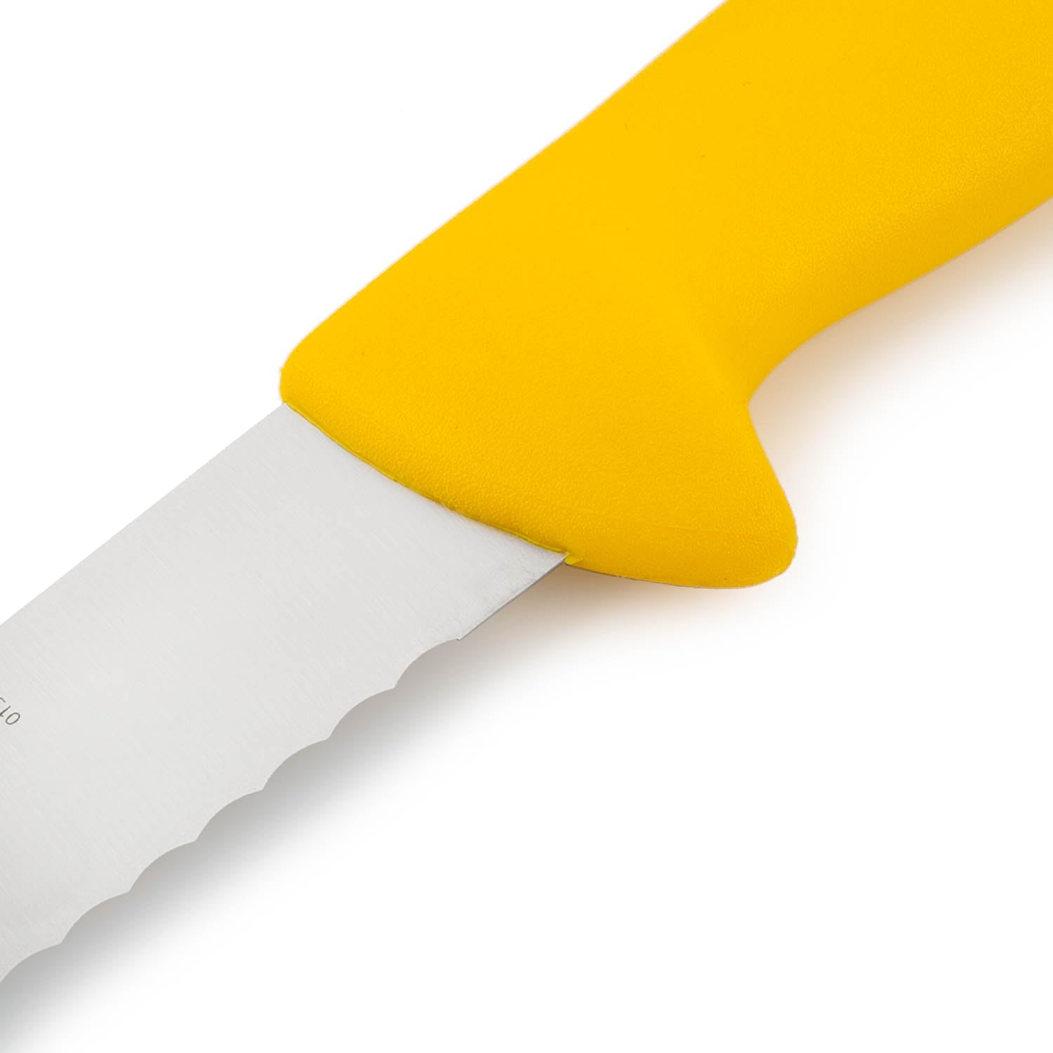 Arcos Serie 2900 - Coltello Pasticceria Coltello Torta - Lama Acciaio Inossidabile Nitrum 300 mm - Manico Polipropilene Colore Giallo
