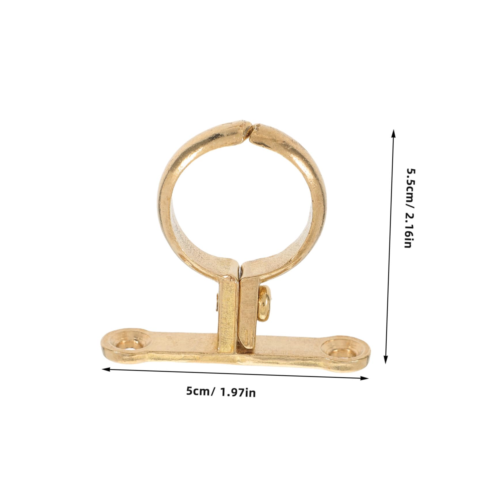 LIFKICH Heavy-duty Wall-mounted Pipe Clamp Tube Support Clamp for Secure Pipe Fixation Quick and Simple Setup