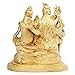 ARTVARKO™ Brass Lord Shiva Parvati Kartikeya and Ganesha Murti Shiv Family Parivar Idol Statue for Home Décor Mandir Temple Gift Showpiece 6 Inches Height