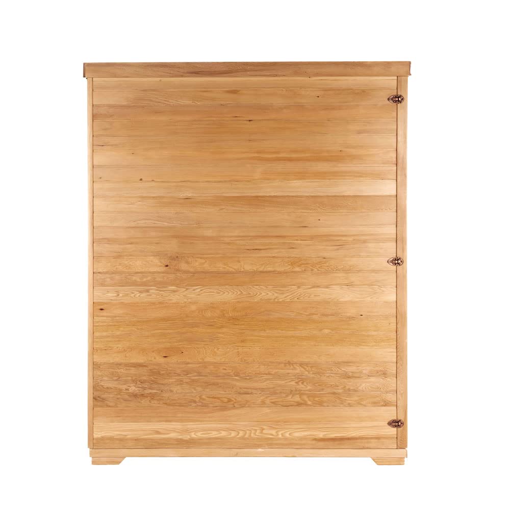Home Deluxe - Cabina de infrarrojos REDSUN XXL -150 x 150 x 190 cm - para 2-4 personas, 8 radiadores cerámicos, madera: hemlock I Sauna de infrarrojos, sauna, cabina de calor, infrarrojos