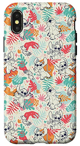 Coque iPhone X XS Stitch et Angel le cadeau Disney idéal pour couple