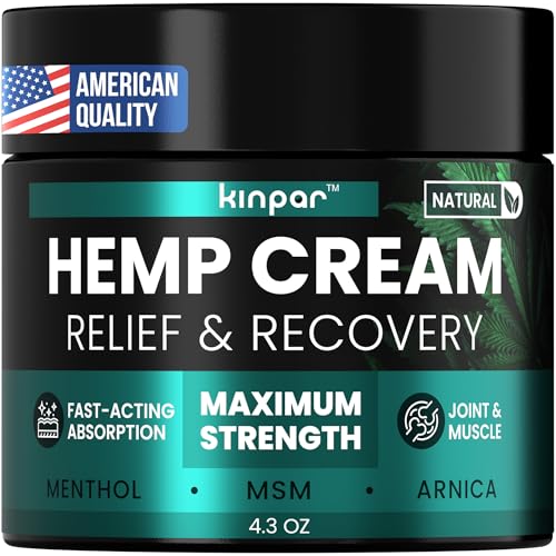 Natural Hemp Cream with Turmeric, Msm, Arnica - Hemp Cream