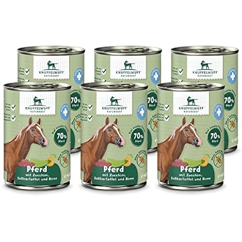 Knuffelwuff Naturkost - Pferd pur mit Zucchini, Süßkartoffel & Birne Cover