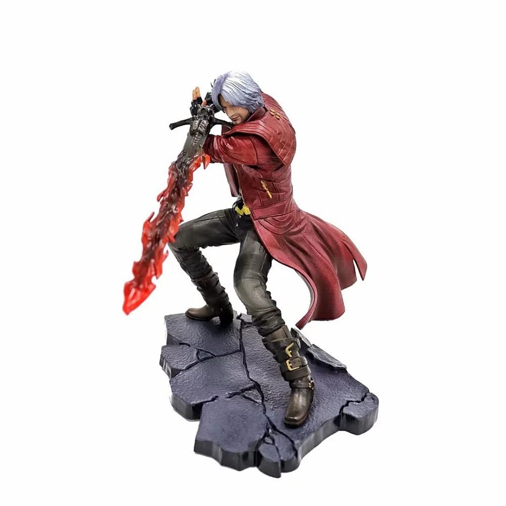 Olues A Character Model, Devil May Cry Dante Nero Boxed Figure Model Like Height 25/28Cm (Color : )