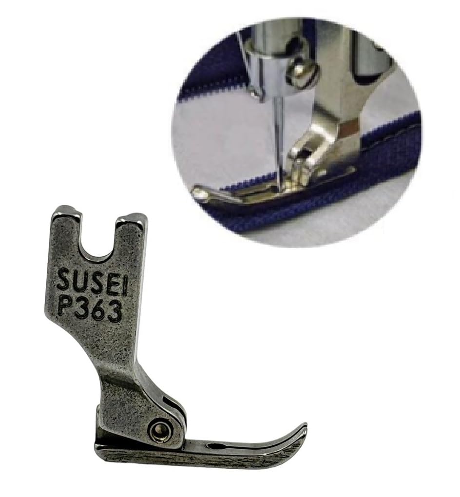 P363 Pressure Zipper Foot for Industrial Sewing Machines - SILVER , Set of 2 Pieces — Amazon image 2