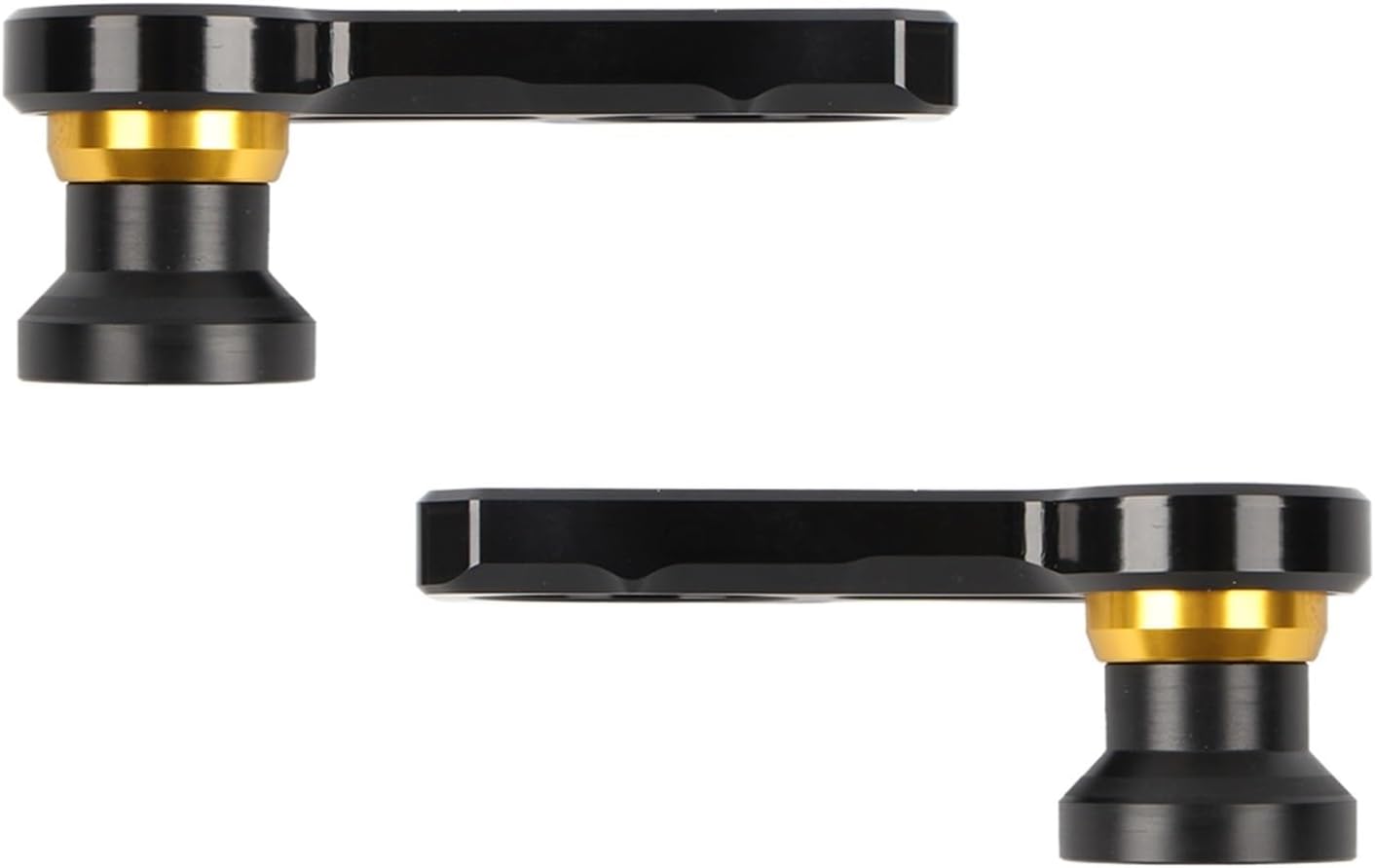 Compatible With CB650R CBR650R CBR650F CB650F Rear Fork Axle Frame Swingarm Spool Slider Chain Adjustment(Gold)