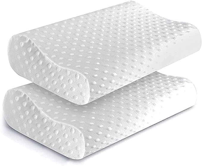 Prime Shoppers Memory Foam Pillow Pillow for Neck Pain and Spondylitis