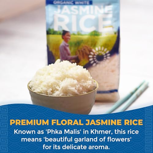 Lotus Foods Organic White Jasmine Rice - Gluten-Free Pantry Staple Sticky & Aromatic Long Grain Rice, Organic Asian Food, 30 Oz (3-Pack) - Image 3