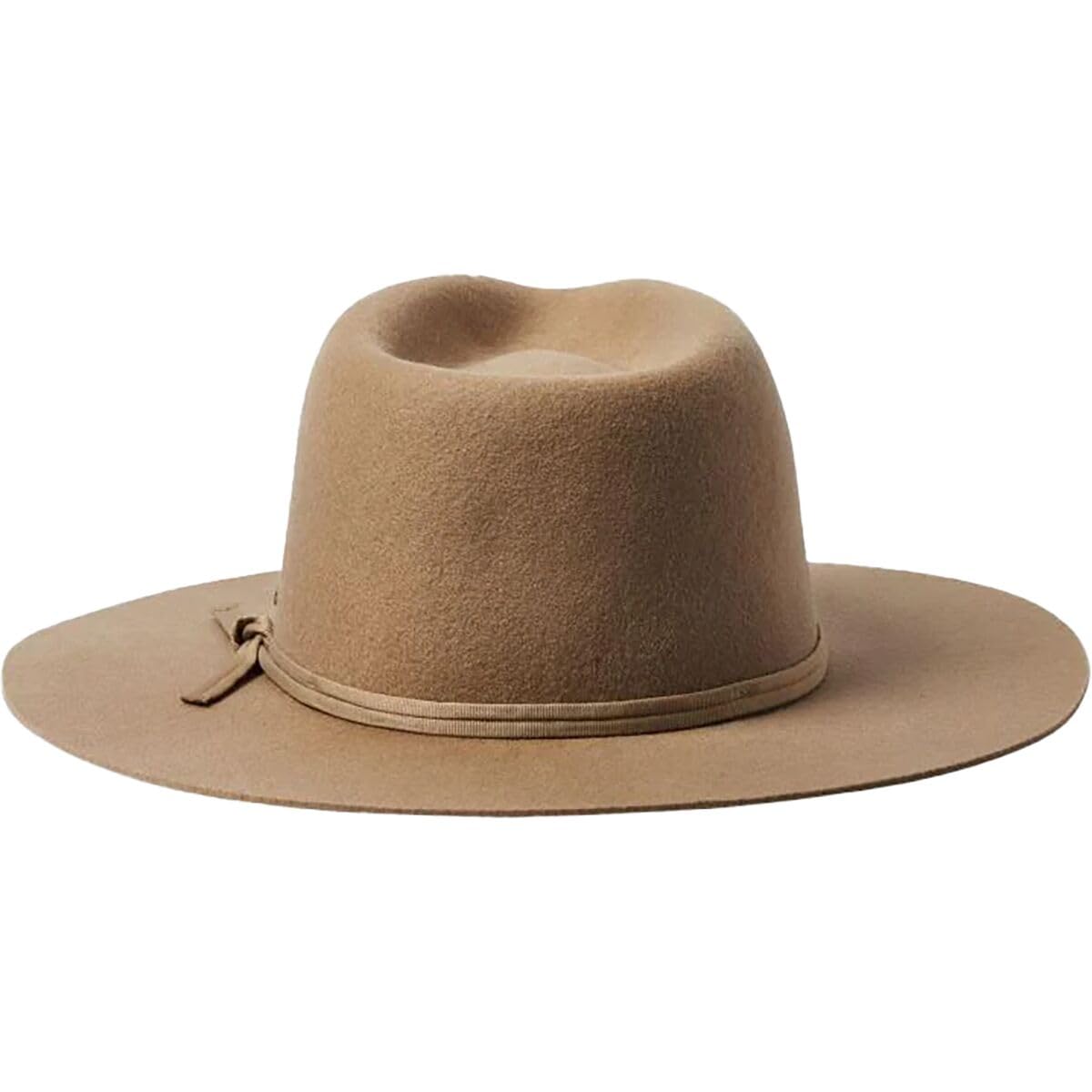 ARIAT Unisex Adult Bangora 2-Cord Chocolate Band Punchy Hat, Ivory/Brown, 7-5/8