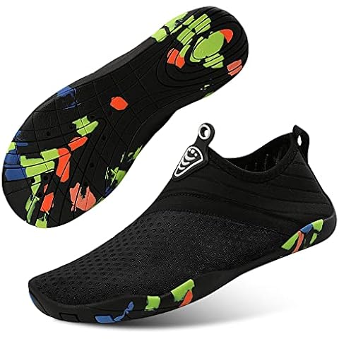 Kivors Aqua Beach Wet Water Shoes Mens Womens Wetsuit Boots Quick Dry Water Pool Trainer Sport Shoes for Swim Surf Yoga Beach Running Boating Snorkeling Diving Cover
