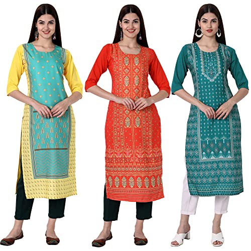 Image of Women's Crepe Straight Kurta