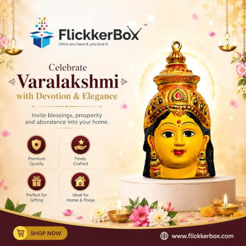 Image of Decorative Stone Varalakshmi Crown /God Crown /Varalakshmi Pooja Decoration Items Deity Ornament
