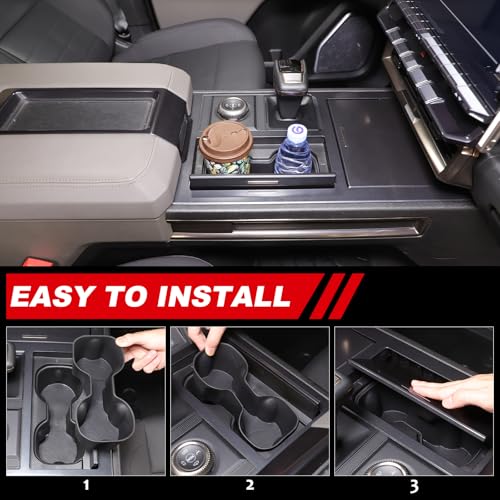 Inserciones para portavasos consola central Hummer EV miniatura 2