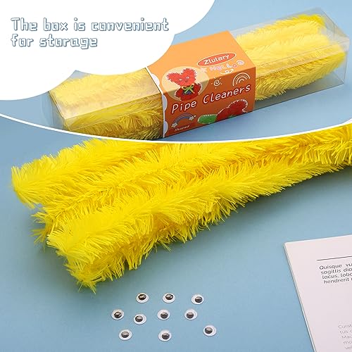 Snapklik.com : Yellow Pipe Cleaner, Pipe Cleaners Craft, 30mm Super ...