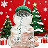 Honey Bear Straw Cup Baby Glass Straws Cute Mug Glassware Christmas Coffee Cups Mugs Teddy with Cocktail Glasses 20 Oz