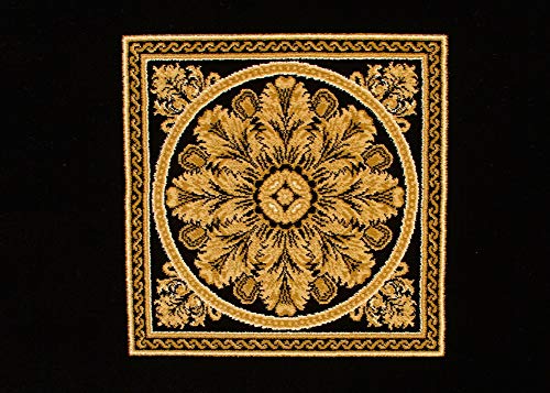 Steffensmeier Wohnzimmerteppich Classical Quality | Wohnzimmer | Beste Qualität | Orientalisch | Schwarz Gold, Größe… – Bild 5