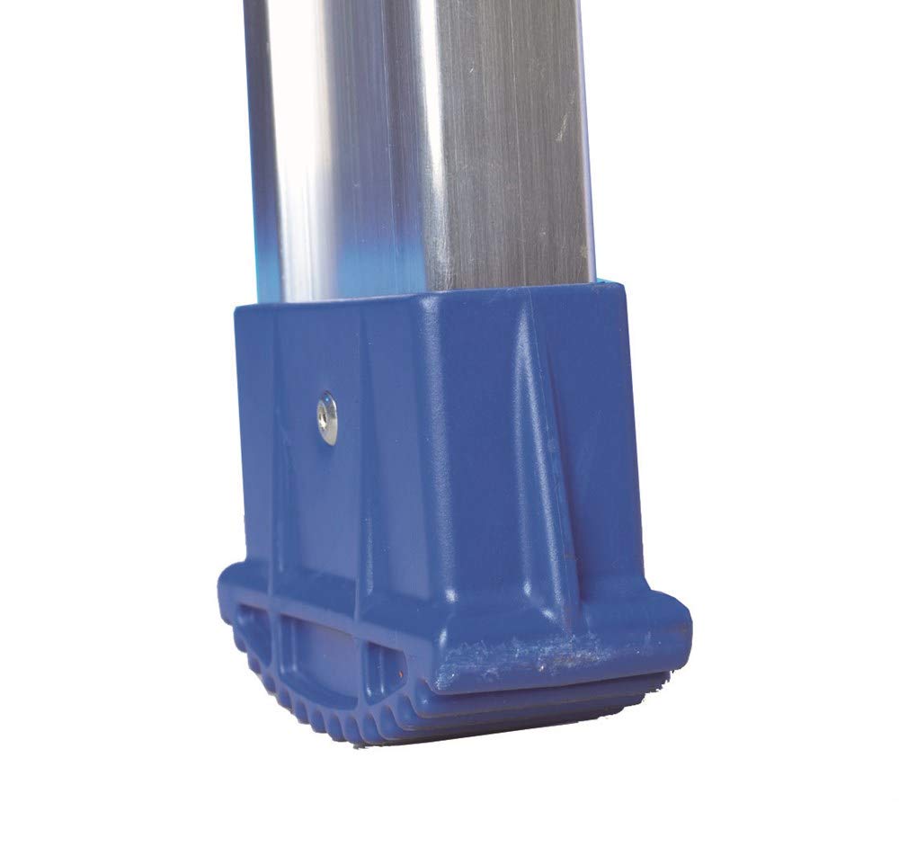 Svelt Scala d’Appoggio Professionale in Alluminio Nervato, 7 Pioli Larghi e Inclinati – Portata 150 kg – Norme UNIEN131 e D.Lgs. 81/08