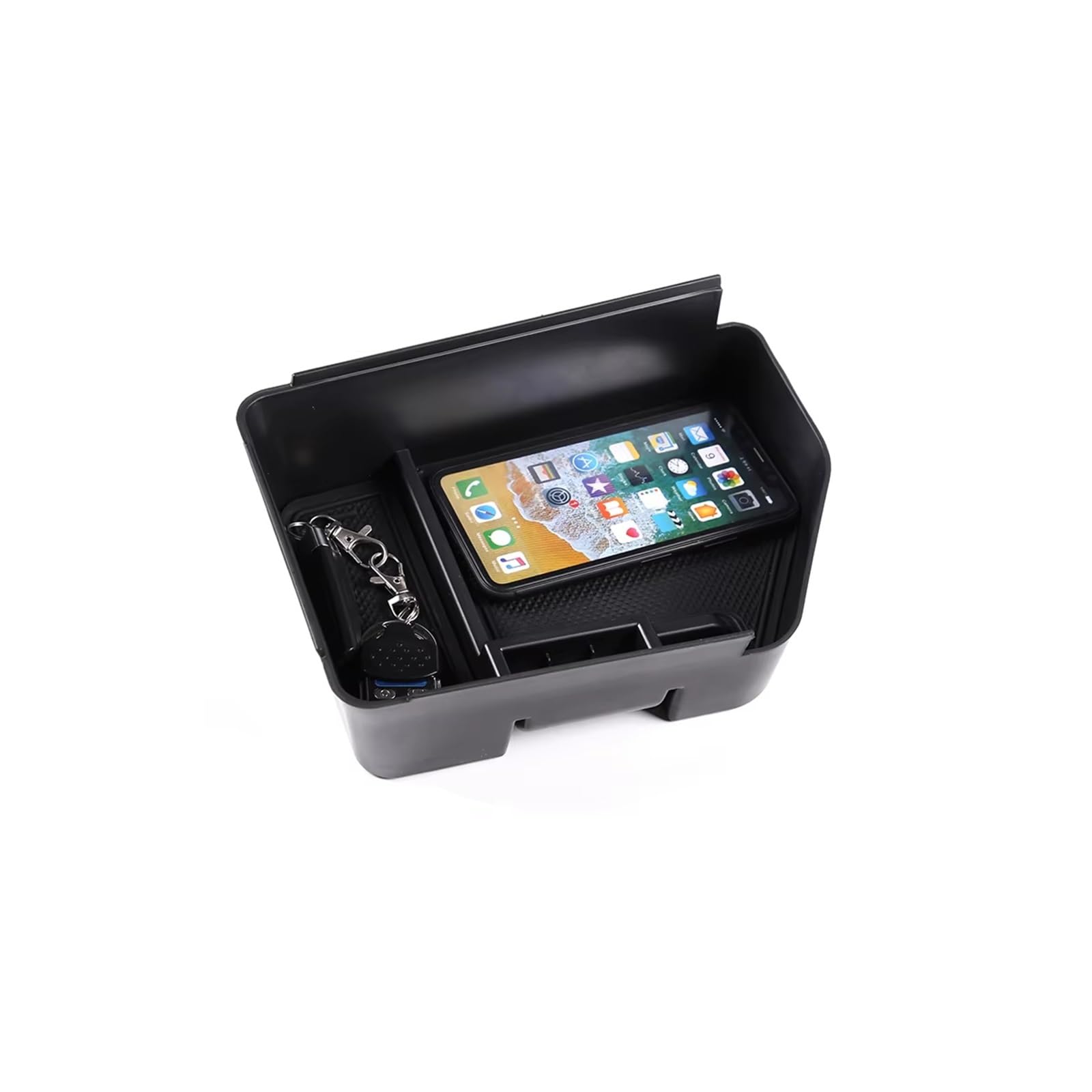 SZTMYVUW Interior Storage Box Compatible With Kia EV6 2021 2022 Left Side ABS Central Control Armrest Storage Box Car Storage Box Car Accessories