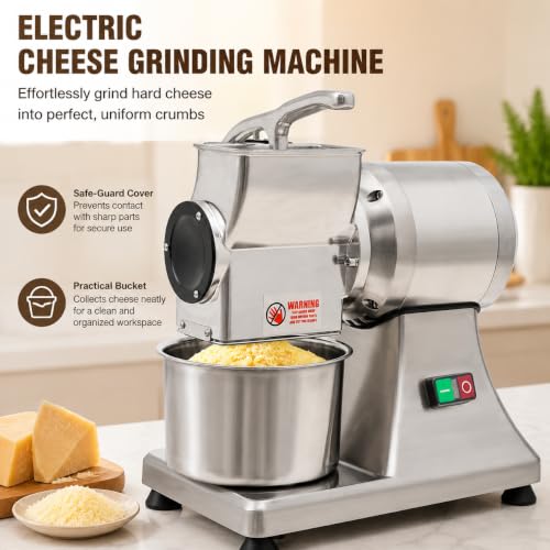 Máquina eléctrica para rallar queso 110V 550W motor cobre miniatura 5
