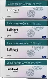 BITLEAF Luliford Anti- Fungal Cream Pack of 4 (each 20gm) Creams, Gels