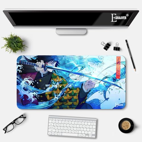 Image of Anime fearturing Large Arcade Gaming Mouse Pad, Extended Desktop Mat, 58 x 28 cm (DS 1)