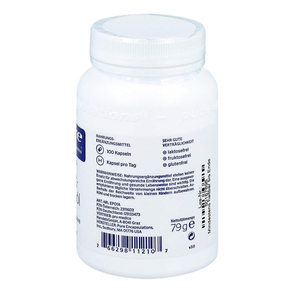 Pure Encapsulations Nachtkerzenöl Kapseln, 100 St. Kapseln