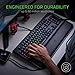 Razer BlackWidow Chroma V2: Esports Gaming Keyboard - Ergonomic Wrist Rest - 5 Dedicated Macro Keys Green Mechanical Switches (Tactile and Clicky)