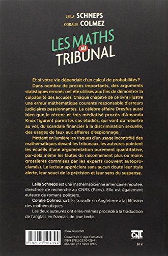 Les maths au tribunal: Quand les erreurs de calcul...